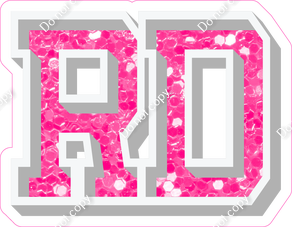 VA 18" Individuals - Bubblegum Sparkle RD