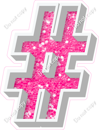 VA 18" Individuals - Bubblegum Sparkle #