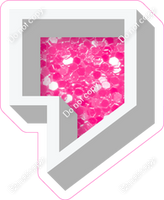 VA 18" Individuals - Bubblegum Sparkle Apostrophe