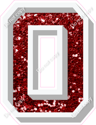 VA 18" Individuals - Crimson Sparkle O