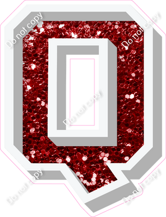 VA 18" Individuals - Crimson Sparkle Q