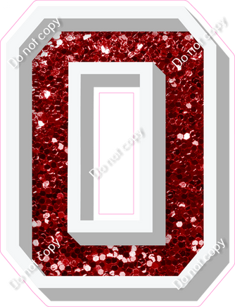 VA 18" Individuals - Crimson Sparkle