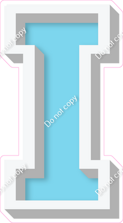 VA 18" Individuals - Flat Baby Blue I