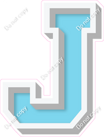 VA 18" Individuals - Flat Baby Blue J