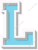 VA 18" Individuals - Flat Baby Blue L