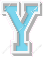 VA 18" Individuals - Flat Baby Blue Y