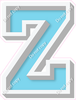 VA 18" Individuals - Flat Baby Blue Z