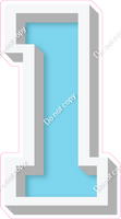 VA 18" Individuals - Flat Baby Blue 1