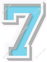 VA 18" Individuals - Flat Baby Blue 7