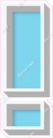VA 18" Individuals - Flat Baby Blue !