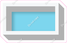 VA 18" Individuals - Flat Baby Blue Dash
