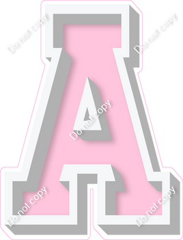 VA 18" Individuals - Flat Baby Pink A
