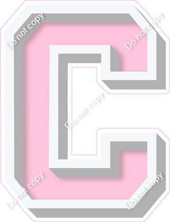 VA 18" Individuals - Flat Baby Pink C