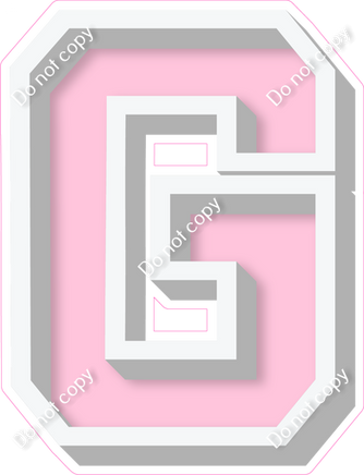 VA 18" Individuals - Flat Baby Pink G