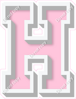 VA 18" Individuals - Flat Baby Pink H