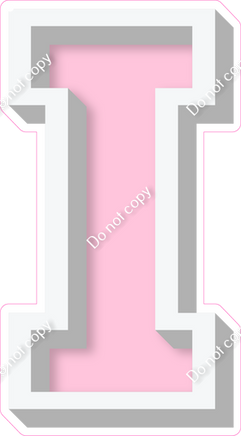 VA 18" Individuals - Flat Baby Pink I