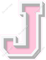 VA 18" Individuals - Flat Baby Pink J