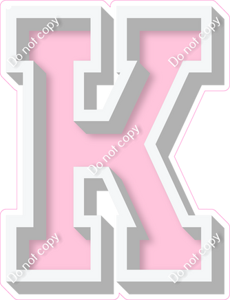 VA 18" Individuals - Flat Baby Pink K