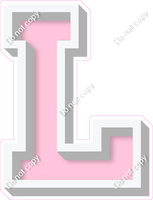 VA 18" Individuals - Flat Baby Pink L