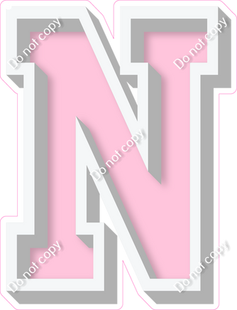 VA 18" Individuals - Flat Baby Pink N