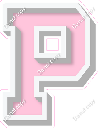 VA 18" Individuals - Flat Baby Pink P