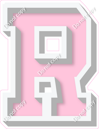 VA 18" Individuals - Flat Baby Pink R