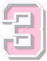 VA 18" Individuals - Flat Baby Pink 3
