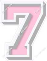 VA 18" Individuals - Flat Baby Pink 7