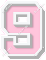 VA 18" Individuals - Flat Baby Pink 9