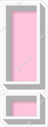 VA 18" Individuals - Flat Baby Pink !