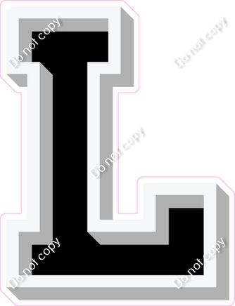 VA 18" Individuals - Flat Black L