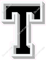 VA 18" Individuals - Flat Black T