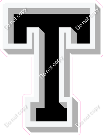 VA 18" Individuals - Flat Black T