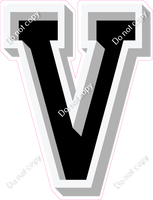 VA 18" Individuals - Flat Black V