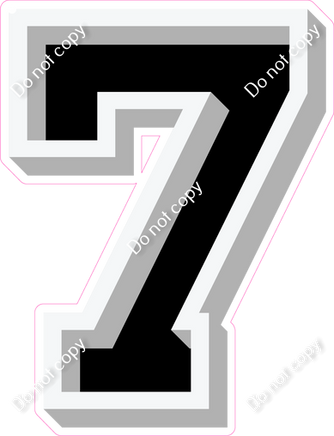 VA 18" Individuals - Flat Black 7