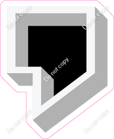 VA 18" Individuals - Flat Black Apostrophe