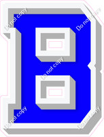 VA 18" Individuals - Flat Blue B