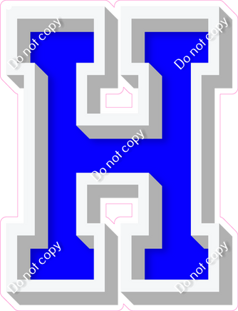 VA 18" Individuals - Flat Blue H