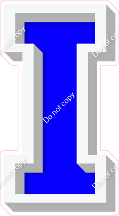 VA 18" Individuals - Flat Blue I