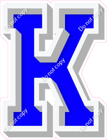 VA 18" Individuals - Flat Blue K