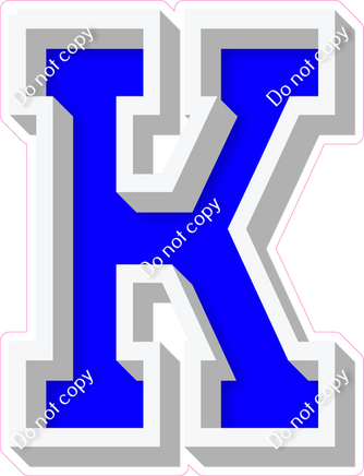 VA 18" Individuals - Flat Blue K