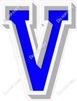 VA 18" Individuals - Flat Blue V