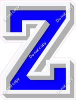 VA 18" Individuals - Flat Blue Z