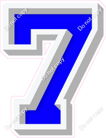 VA 18" Individuals - Flat Blue 7