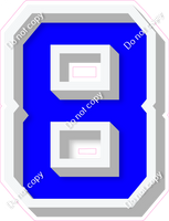 VA 18" Individuals - Flat Blue 8