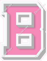 VA 18" Individuals - Flat bubblegum B