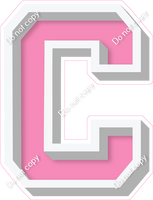 VA 18" Individuals - Flat bubblegum C