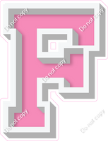 VA 18" Individuals - Flat bubblegum F