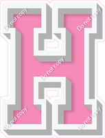 VA 18" Individuals - Flat bubblegum H