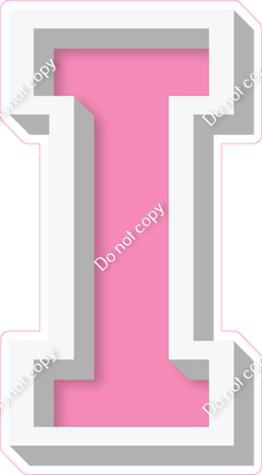 VA 18" Individuals - Flat bubblegum I